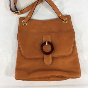 Crouch & Fitzgerald Bettina Leather Shoulder Bag